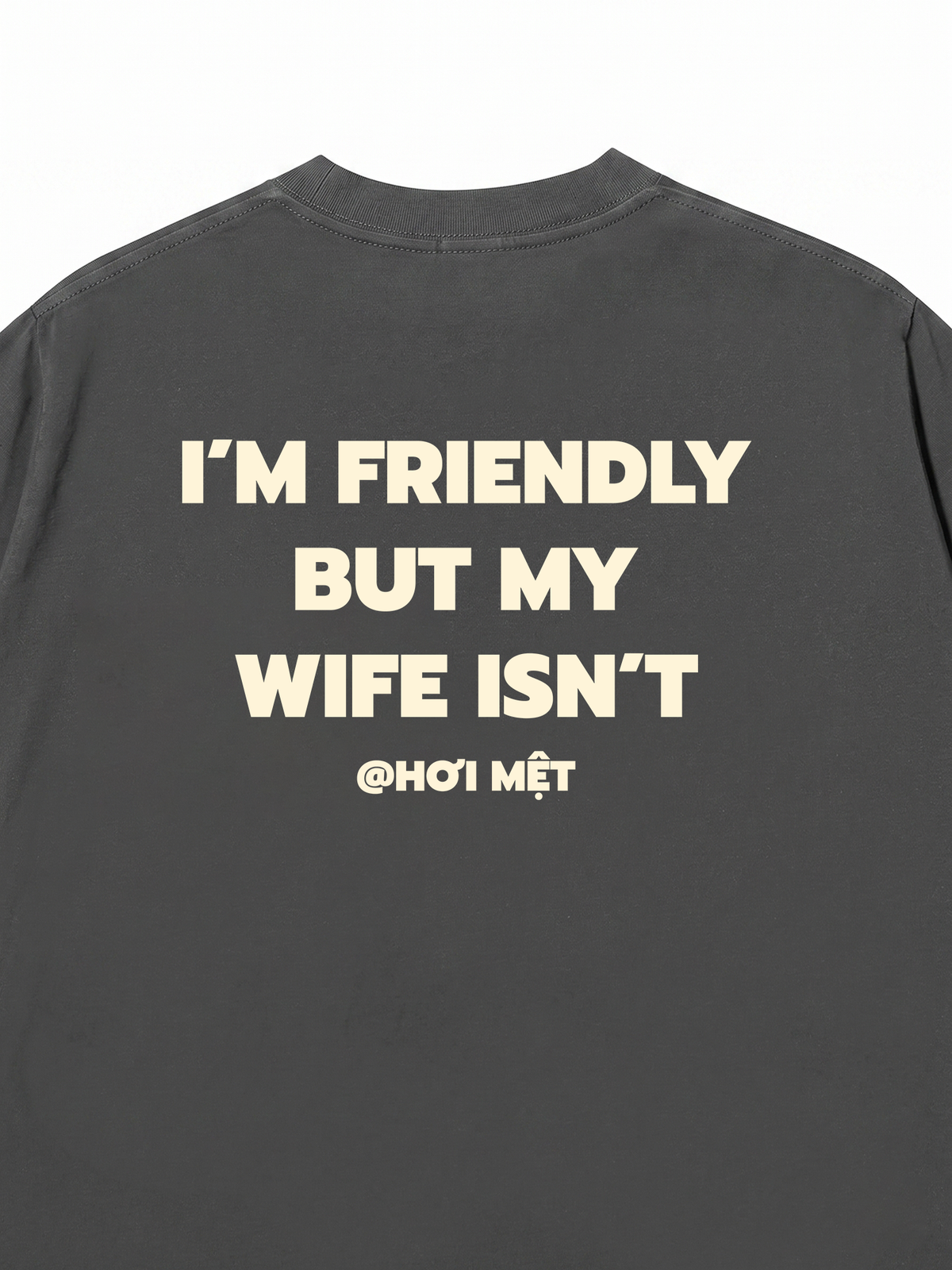 Áo Thun Relaxed Fit My Wife Isnt Fiendly