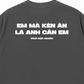 Áo Thun Relaxed Fit Em Mà Kén Ăn