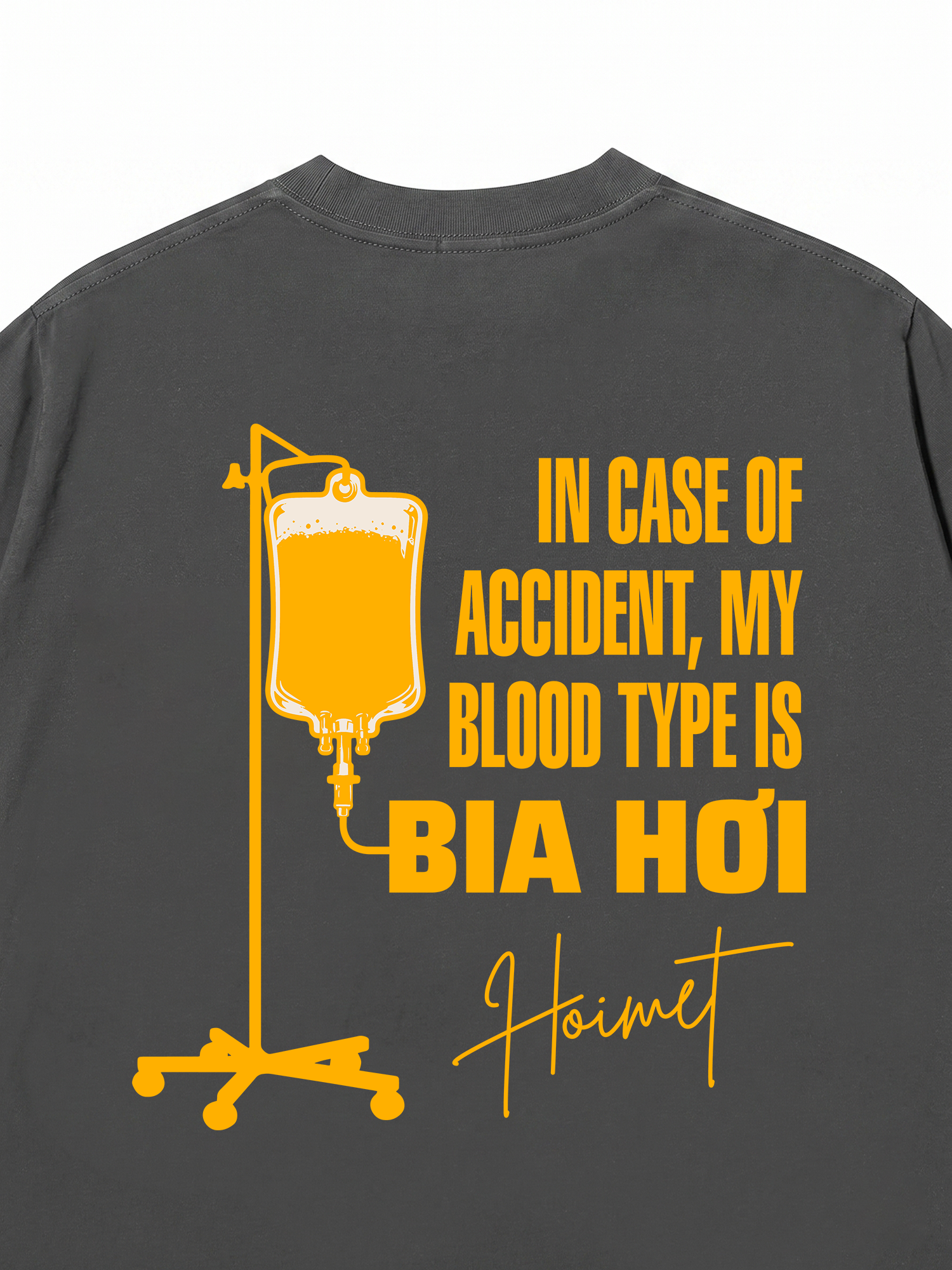 Áo Thun Relaxed Fit Blood Type Is Bia Hơi