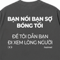 Áo Thun Relaxed Fit Bạn Nói Bạn Sợ Bóng Tối