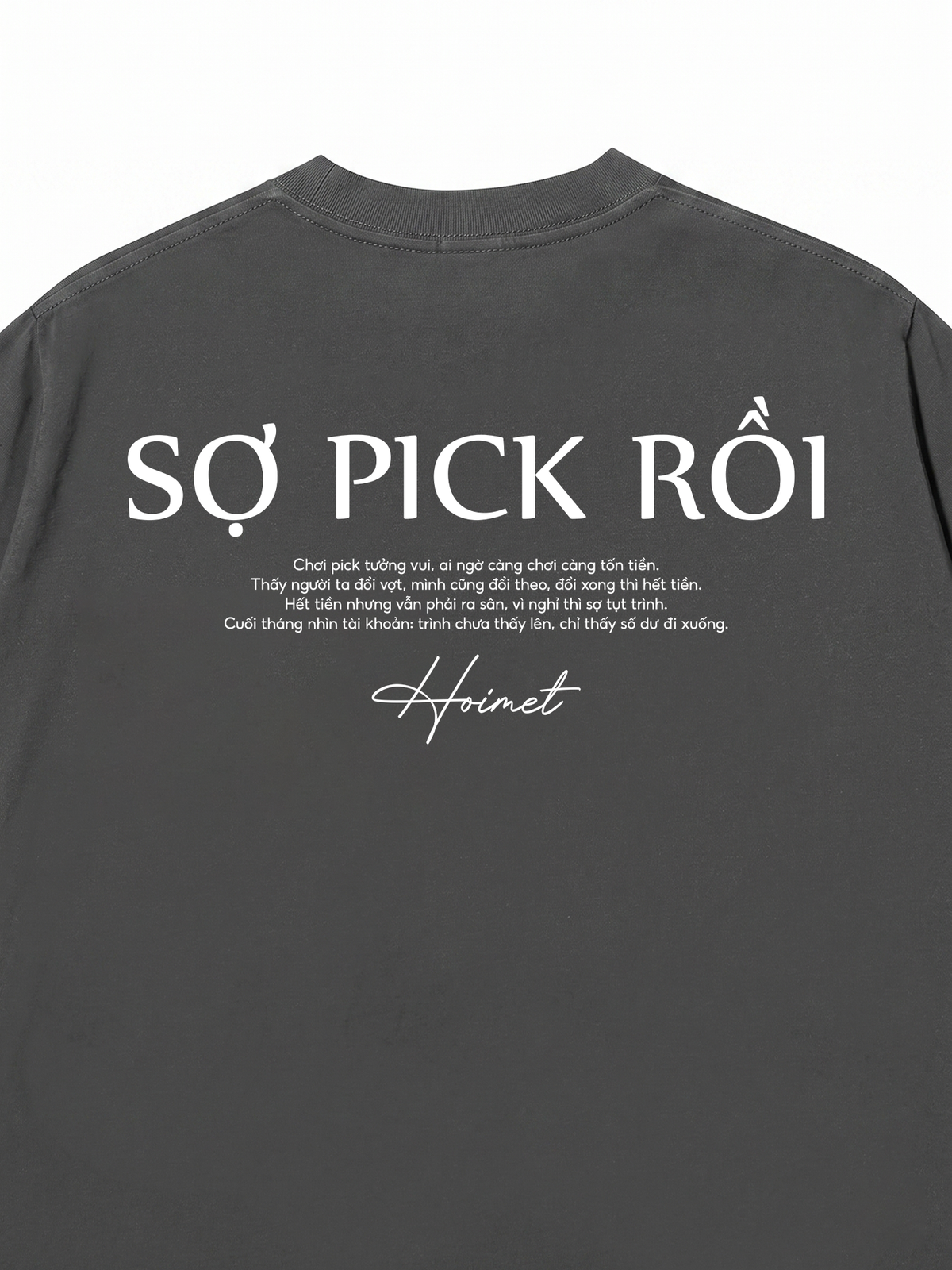 Áo Thun Relaxed Fit Sợ Pick Rồi