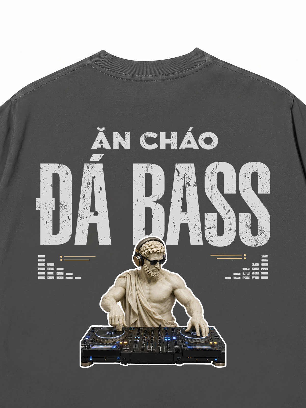 Áo Thun Relaxed Fit Ăn Cháo Đá Bass
