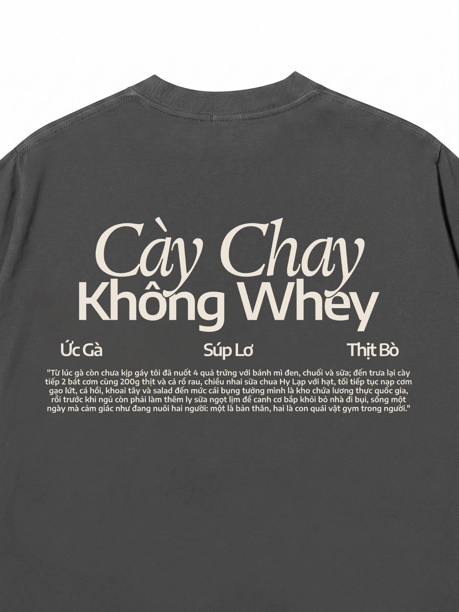 Áo Thun Relaxed Fit Cày Chay Không Whey