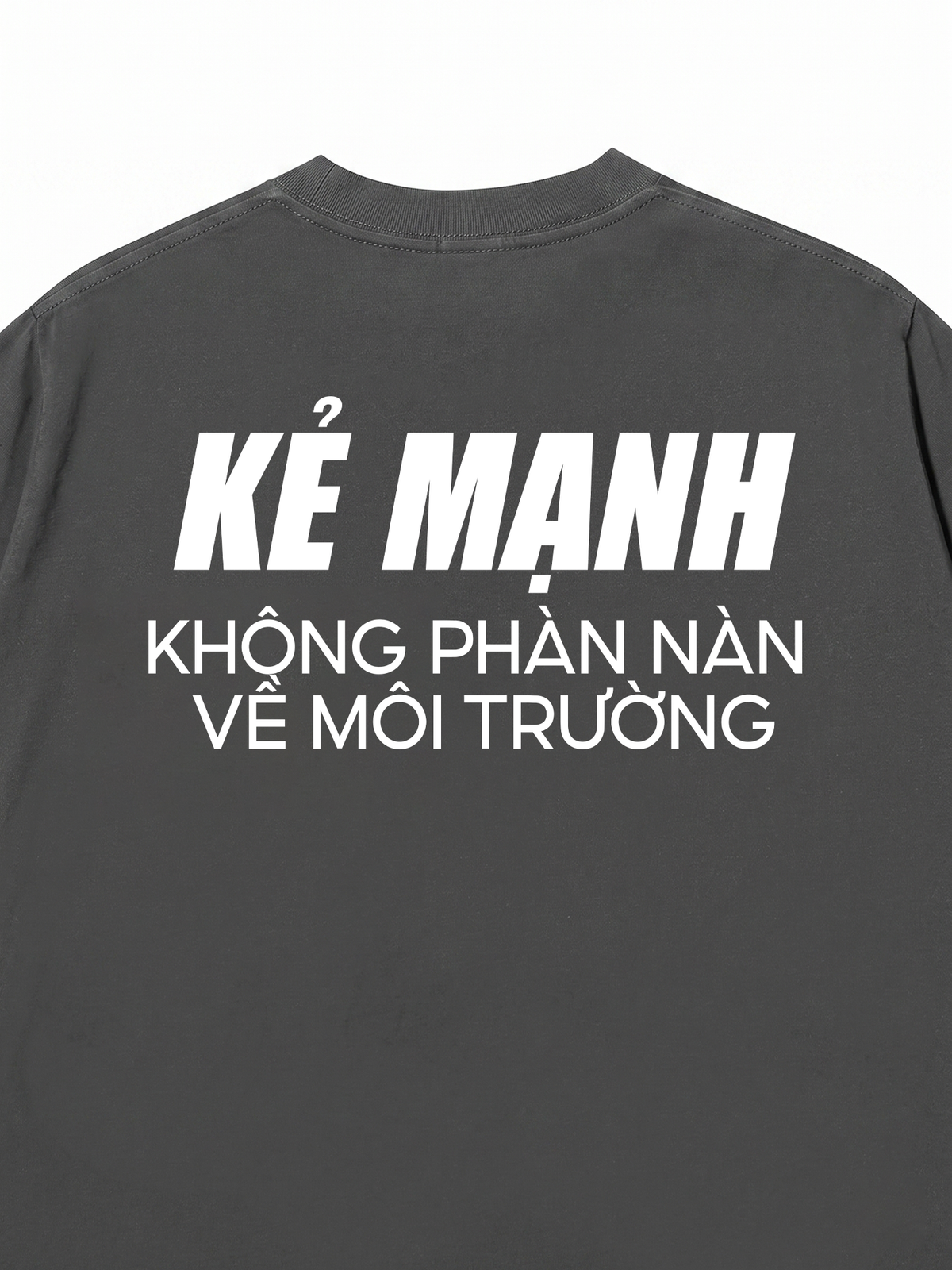Áo Thun Relaxed Fit Kẻ Mạnh