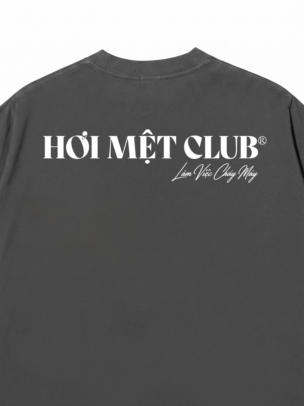 Áo Thun Relaxed Fit Làm Việc Cháy Máy