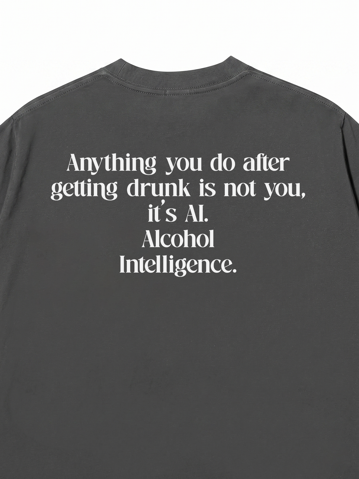 Áo Thun Relaxed Fit Alcohol Itelligence