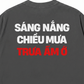 Áo Thun Relaxed Fit Sáng Nắng Chiều Mưa