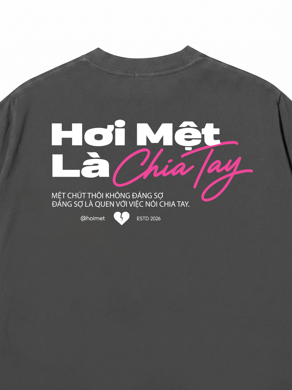 Áo Thun Relaxed Fit Hơi Mệt Là Chia Tay