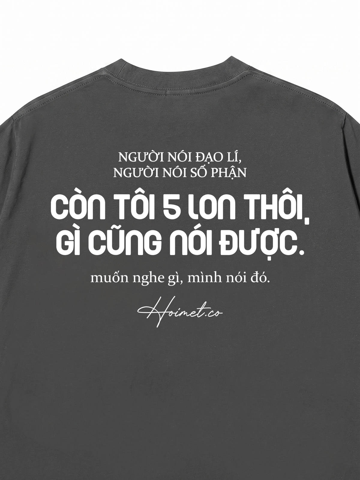 Áo Thun Relaxed Fit 5 Lon Thôi