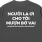 Áo Thun Relaxed Fit Mượn Bờ Vai