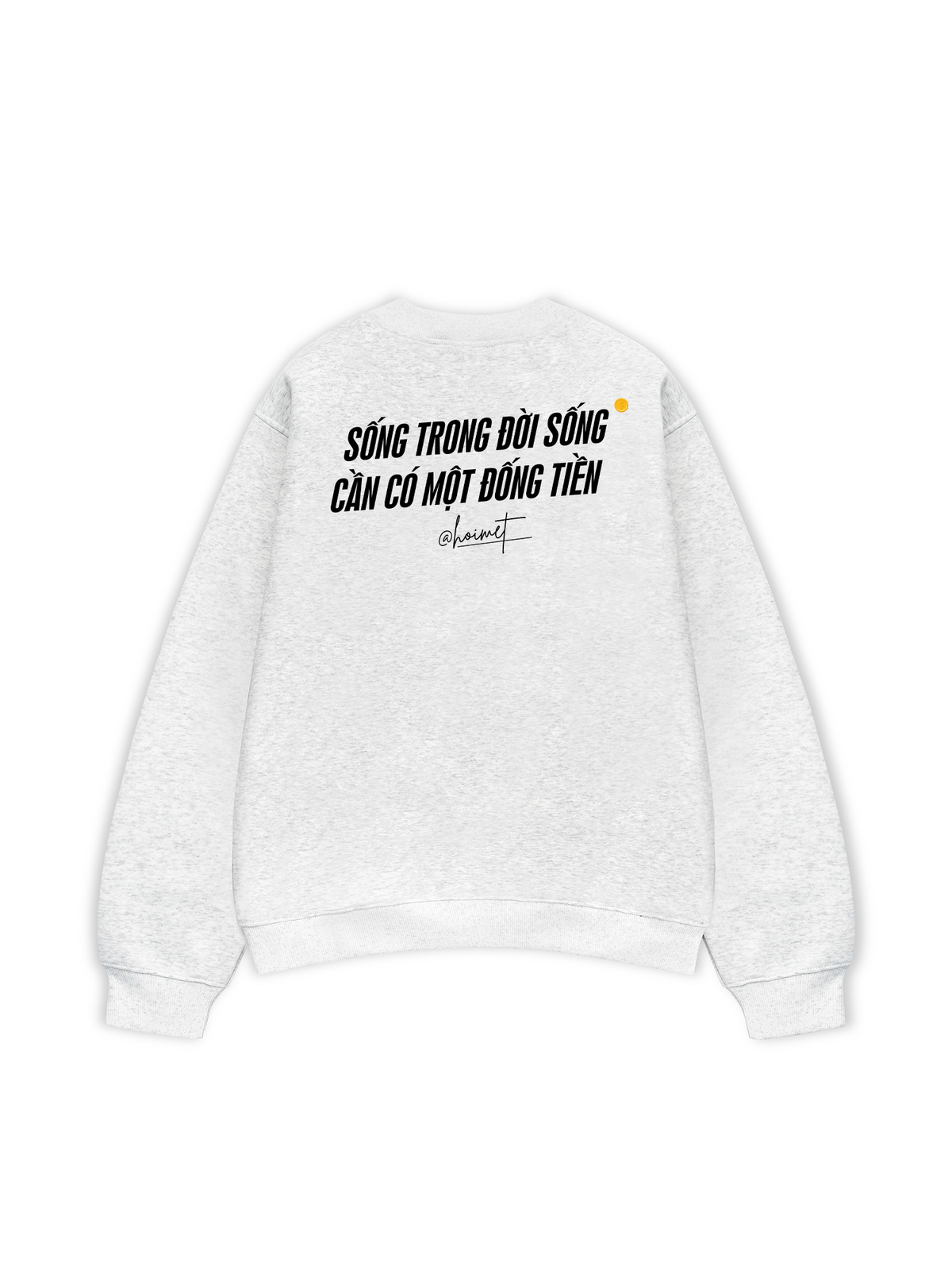 Áo Sweater Nỉ Hai Da Sống Trong Đời Sống