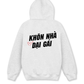 Áo Hoodie Nỉ Hai Da Khôn Nhà Dại Gái