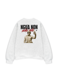 Áo Sweater Nỉ Hai Da Ngựa Non Háu Gái
