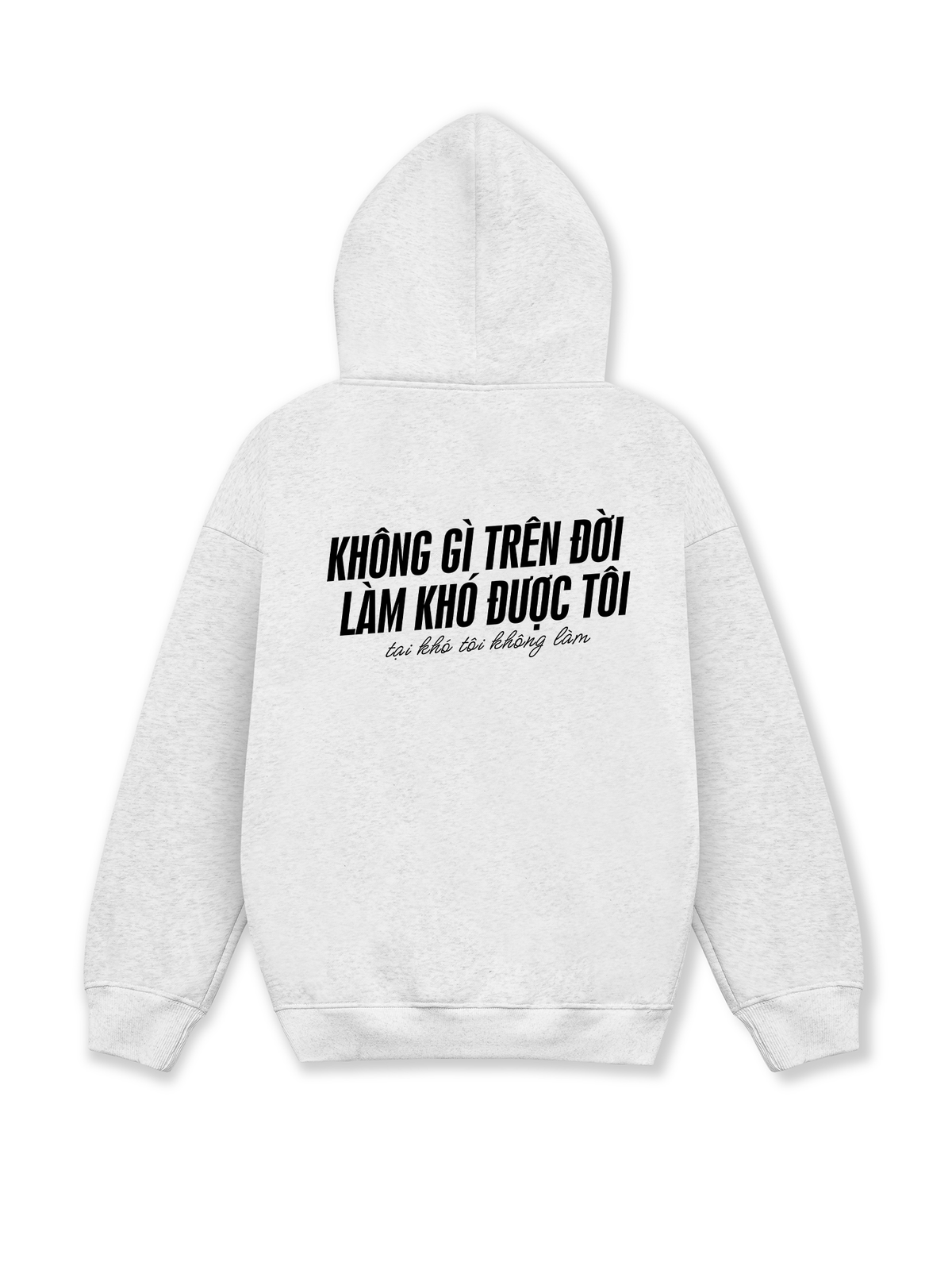 Áo Hoodie Nỉ Hai Da Không Gì Làm Khó