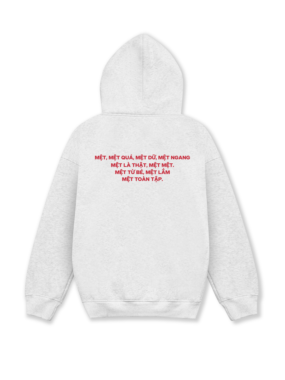Áo Hoodie Nỉ Hai Da Mệt