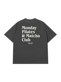 Áo Thun Relaxed Fit Monday Pilates & Matcha