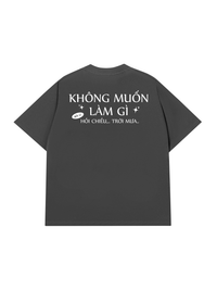 Áo Thun Relaxed Fit Hồi Chiều Trời Mưa
