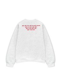 Áo Sweater Nỉ Hai Da Mệt