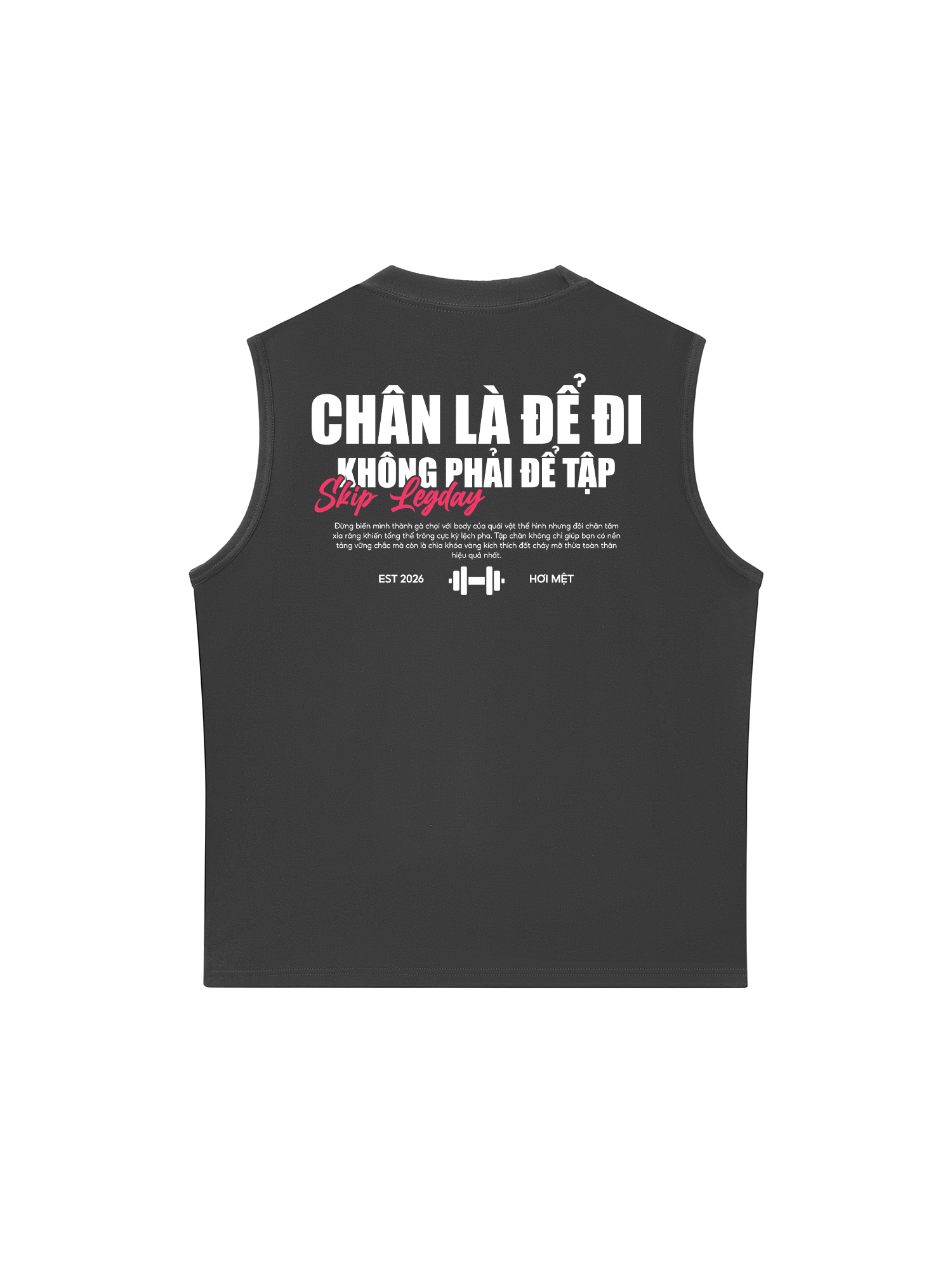 Áo Ba Lỗ Relaxed Fit Chân Là Để Đi