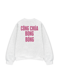 Áo Sweater Nỉ Hai Da Công Chúa Bong Bóng