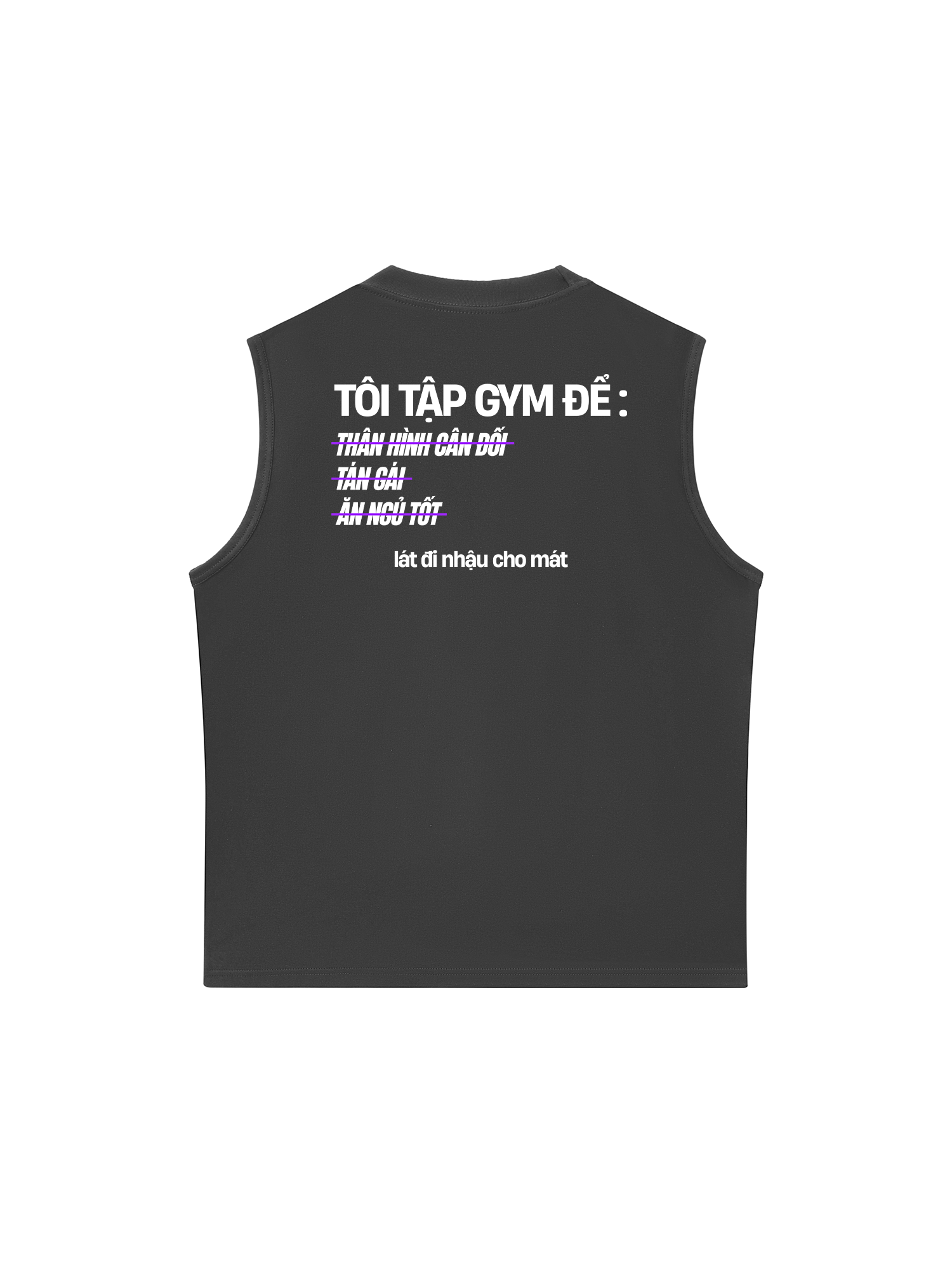 Áo Ba Lỗ Relaxed Fit Lý Do Đi Tập
