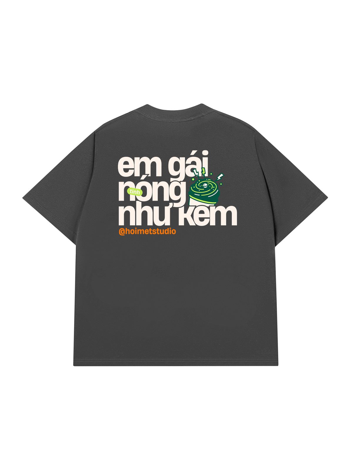 Áo Thun Relaxed Fit Em Gái Tính Nóng Như Kem