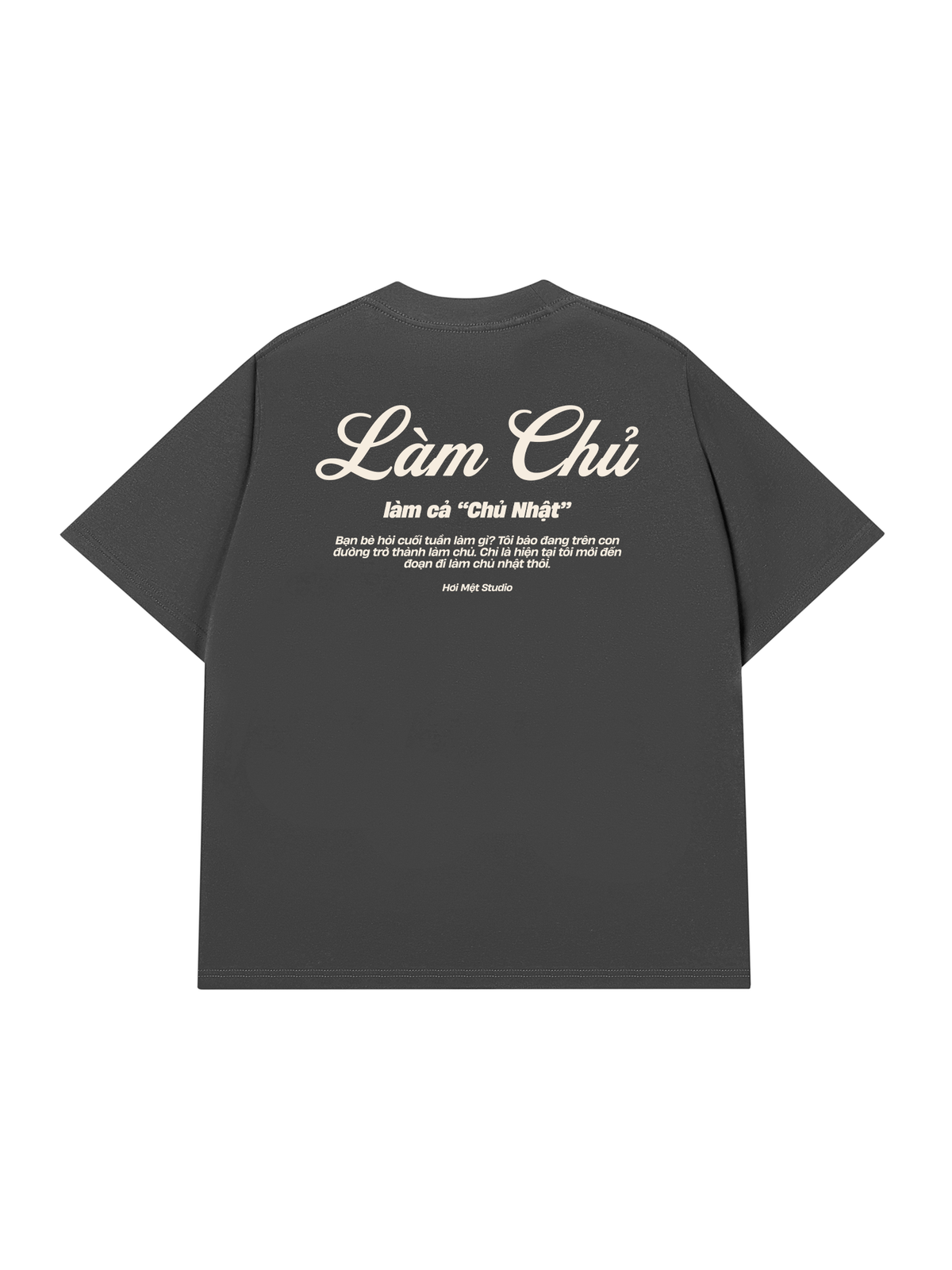 Áo Thun Relaxed Fit Làm Cả Chủ Nhật