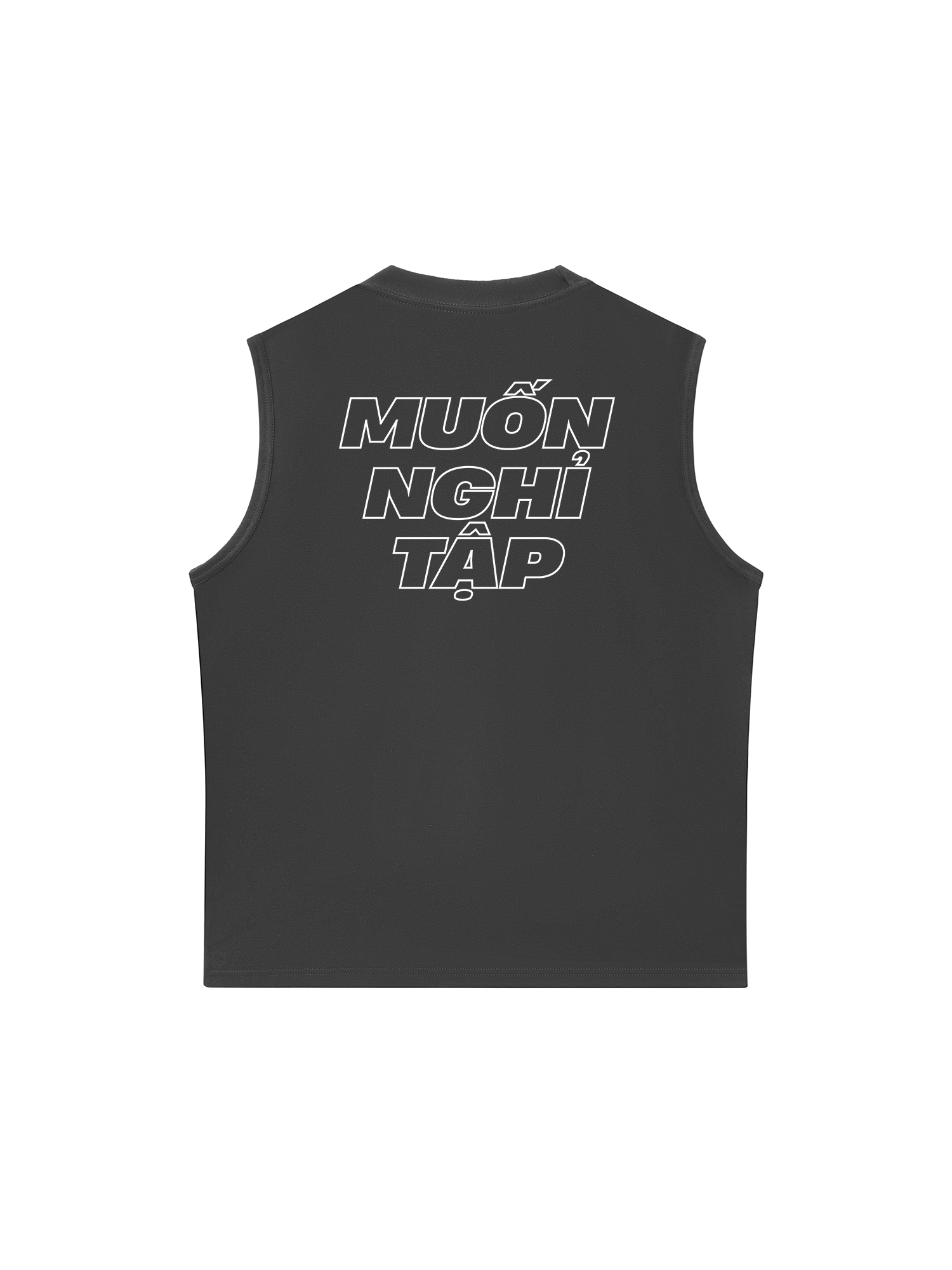 Áo Ba Lỗ Relaxed Fit Muốn Nghỉ Tập Tạ