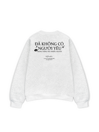 Áo Sweater Nỉ Hai Da Không Có Người Yêu
