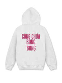 Áo Hoodie Nỉ Hai Da Công Chúa Bong Bóng