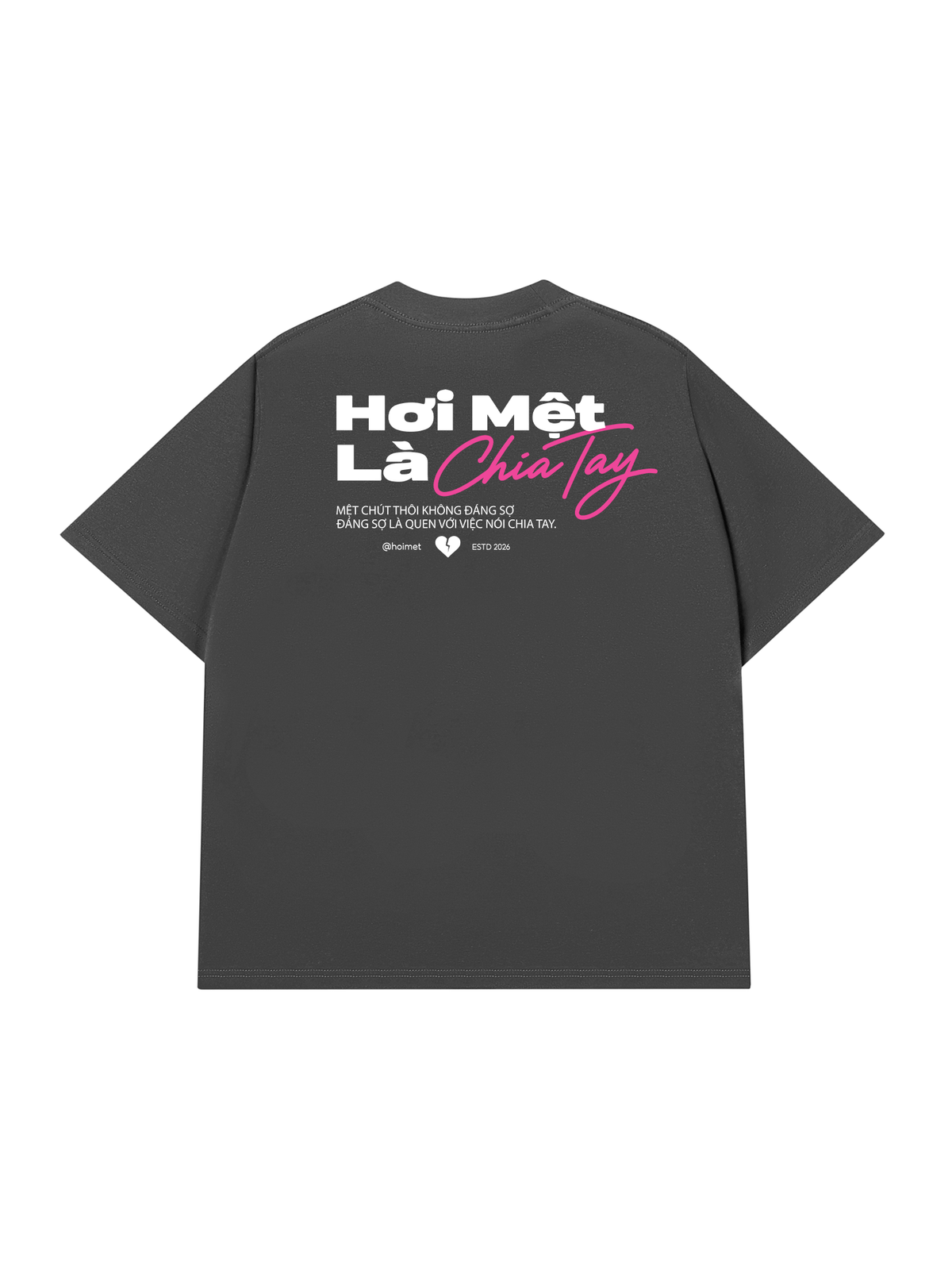 Áo Thun Relaxed Fit Hơi Mệt Là Chia Tay