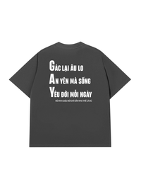 Áo Thun Relaxed Fit Gác Lại Âu Lo