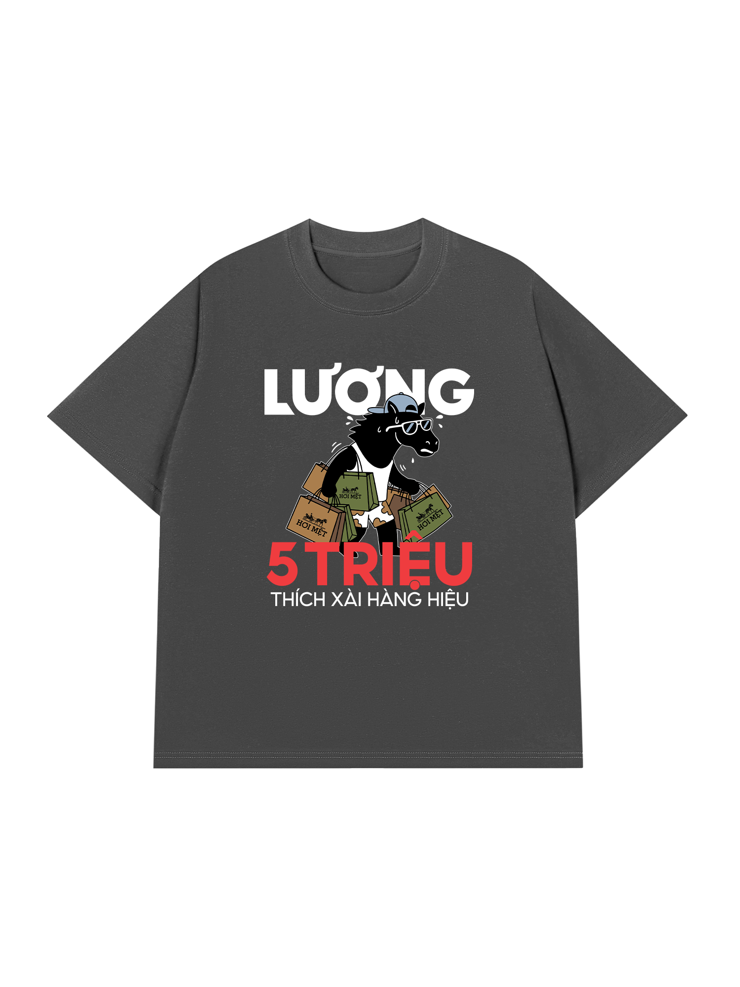 Áo Thun Relaxed Fit Thích Xài Hàng Hiệu