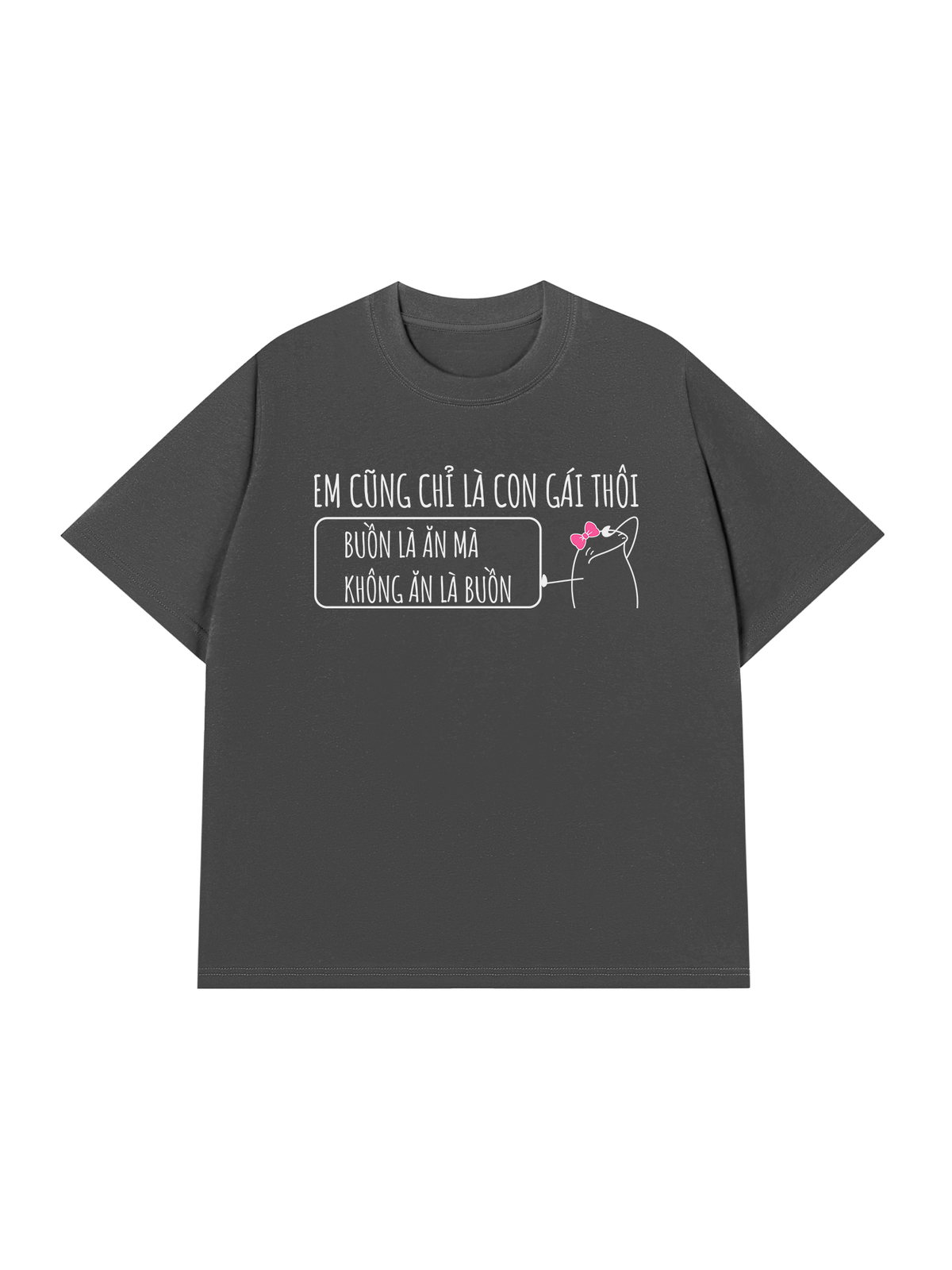 Áo Thun Relaxed Fit Em Cũng Là Con Gái Thôi