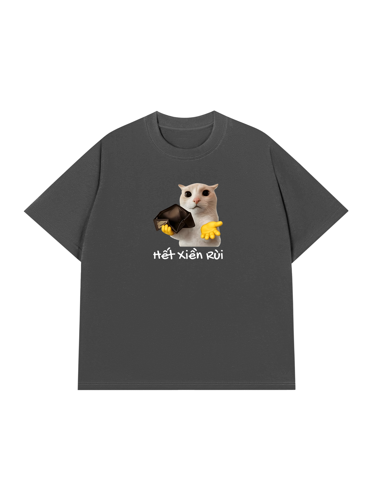 Áo Thun Relaxed Fit Hết Xiền Rùi