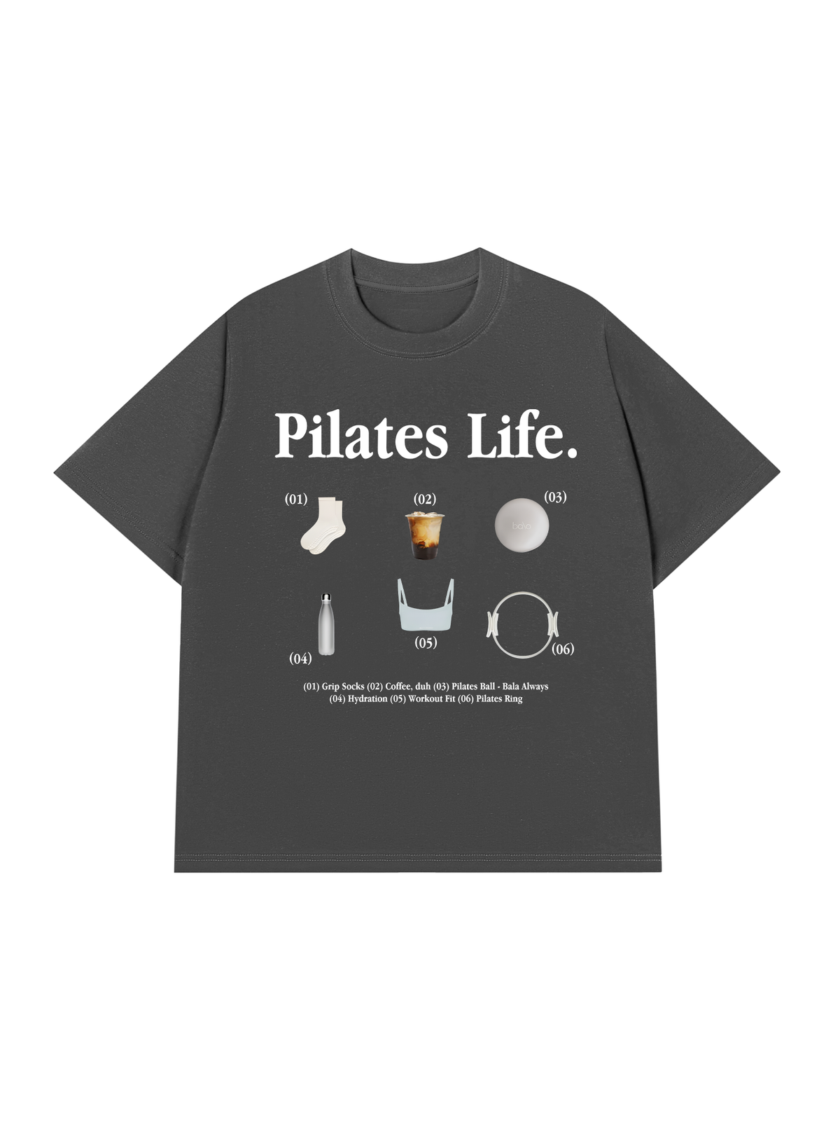 Áo Thun Relaxed Fit Pilates Life