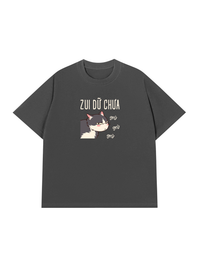 Áo Thun Relaxed Fit Zui Dữ Chưa
