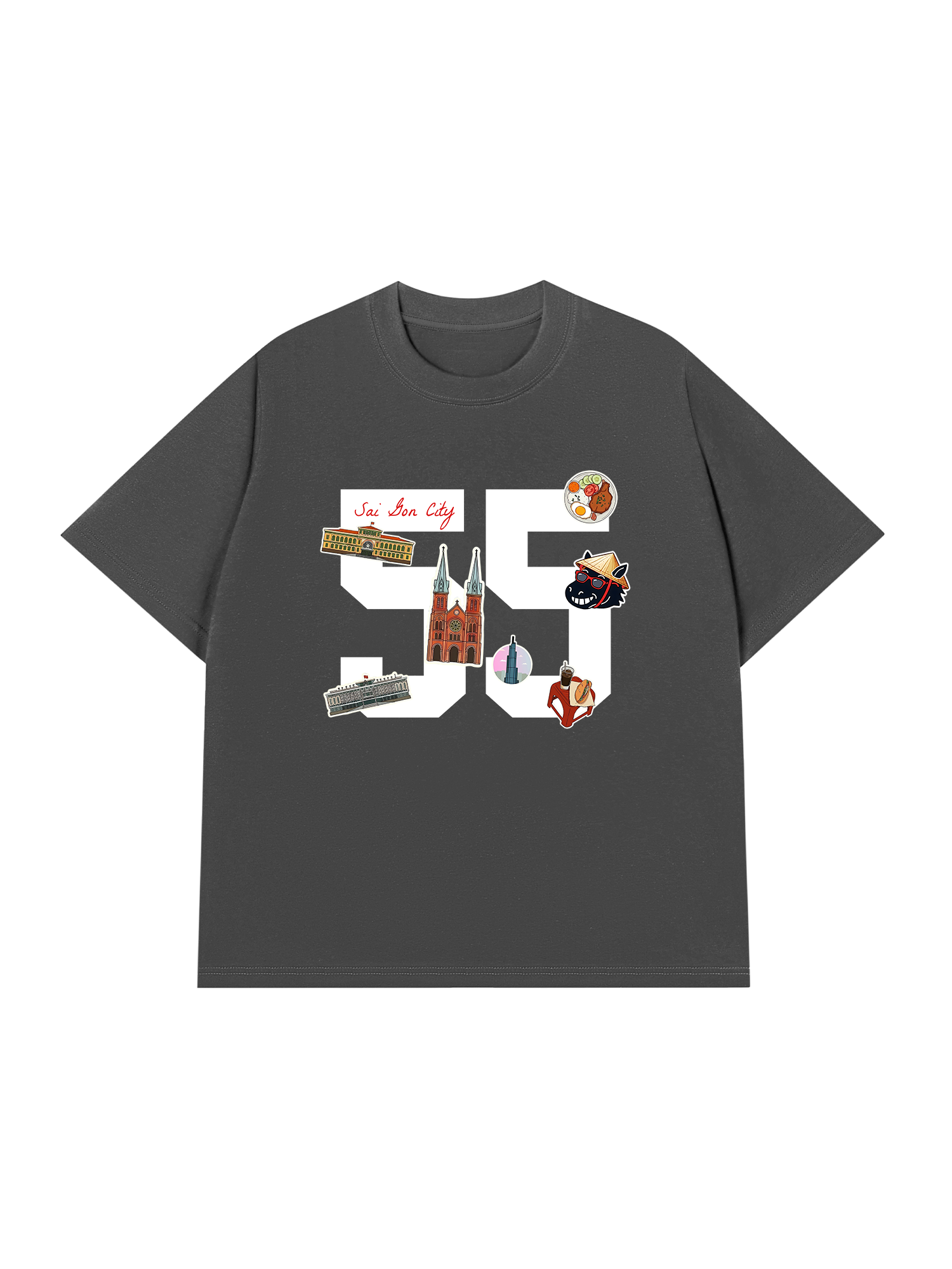 Áo Thun Relaxed Fit Sài Gòn 55