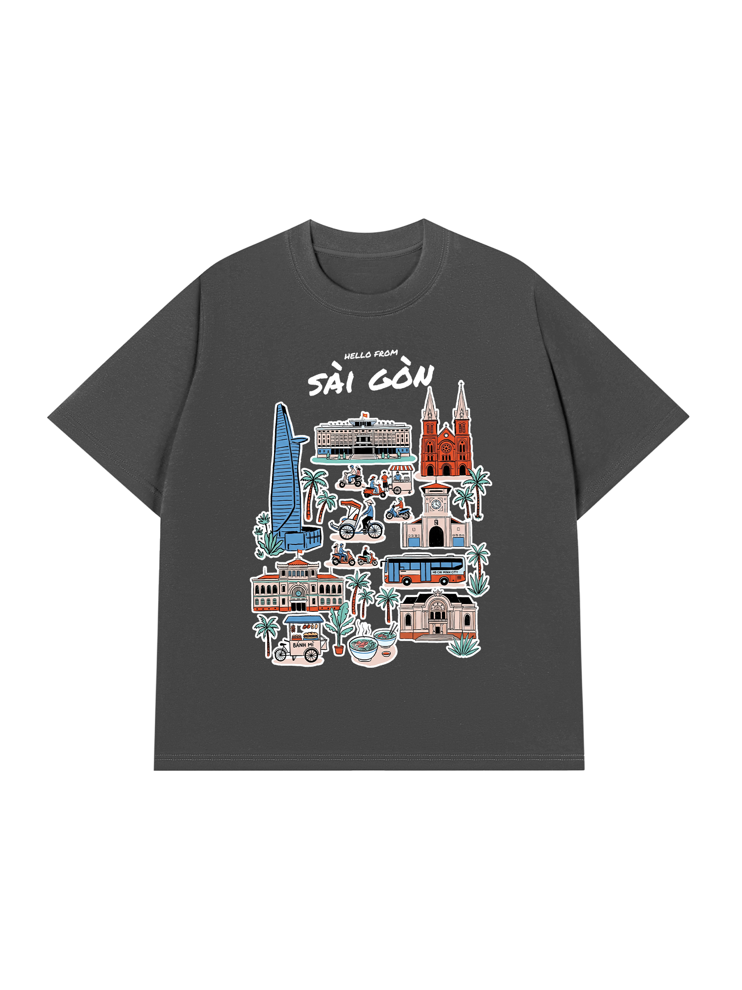 Áo Thun Relaxed Fit Hello From Sài Gòn