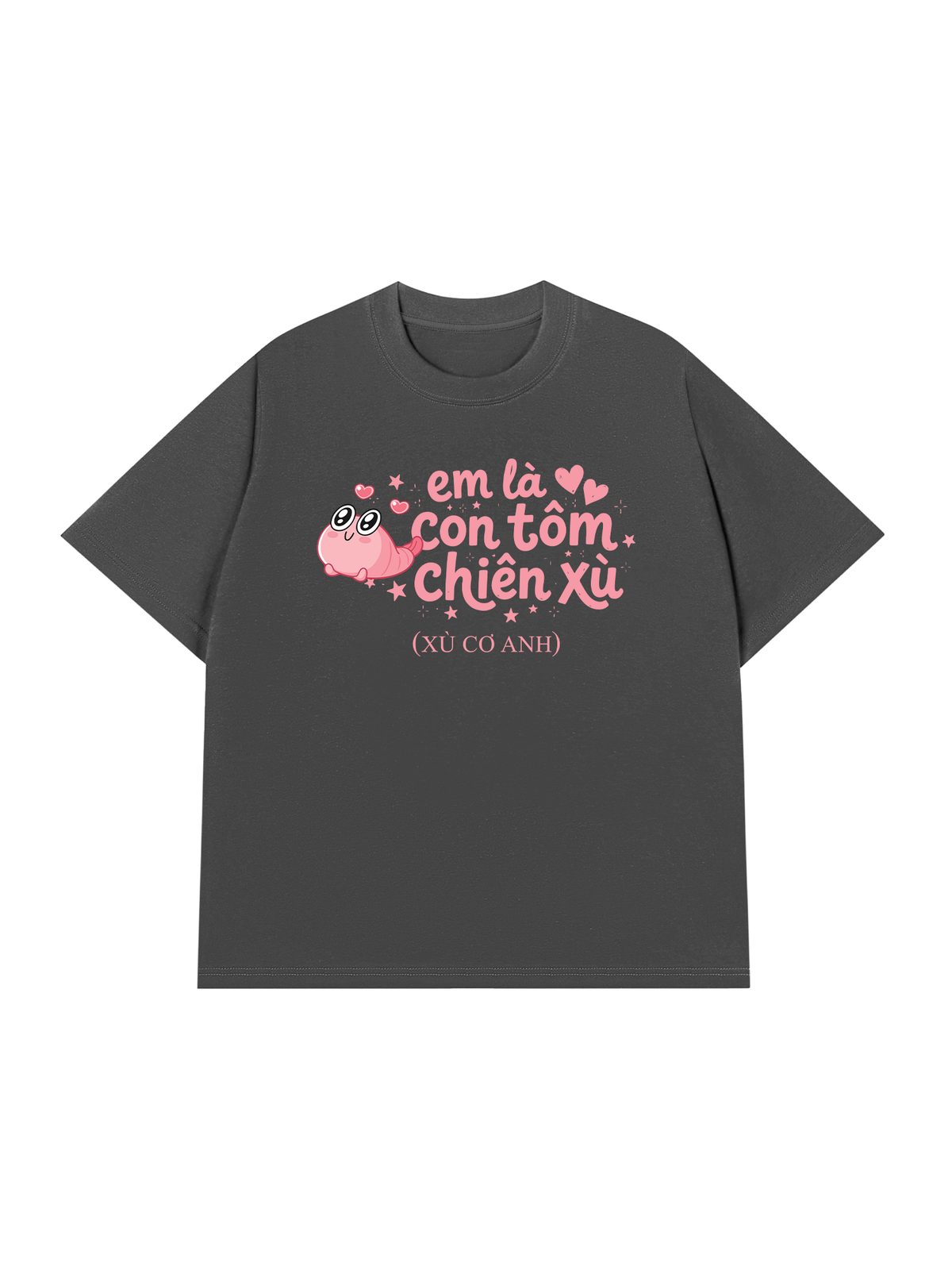 Áo Thun Relaxed Fit Tôm Chiên Xù