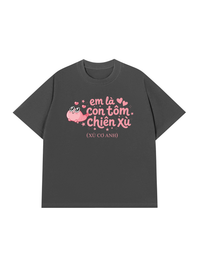 Áo Thun Relaxed Fit Tôm Chiên Xù