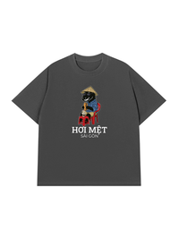 Áo Thun Relaxed Fit Sài Gòn Hơi Mệt
