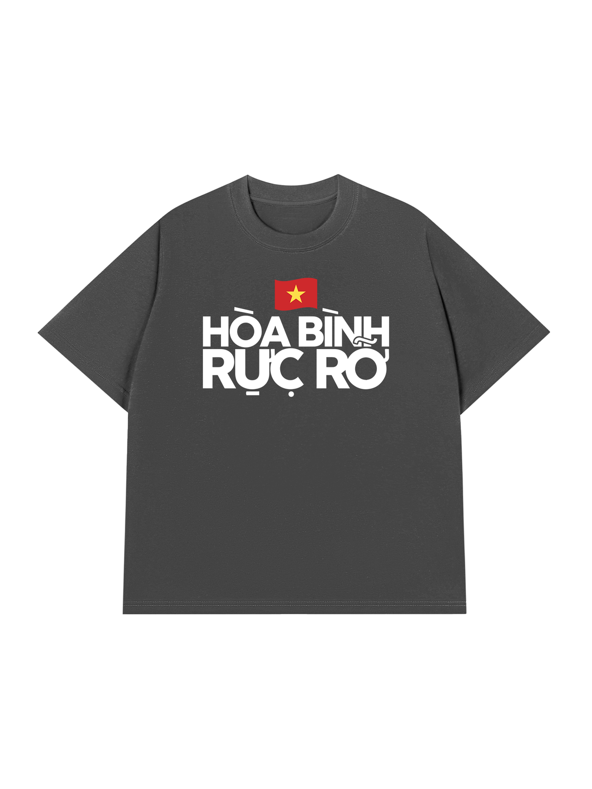 Áo Thun Relaxed Fit Hòa Bình Rực Rỡ