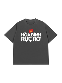 Áo Thun Relaxed Fit Hòa Bình Rực Rỡ