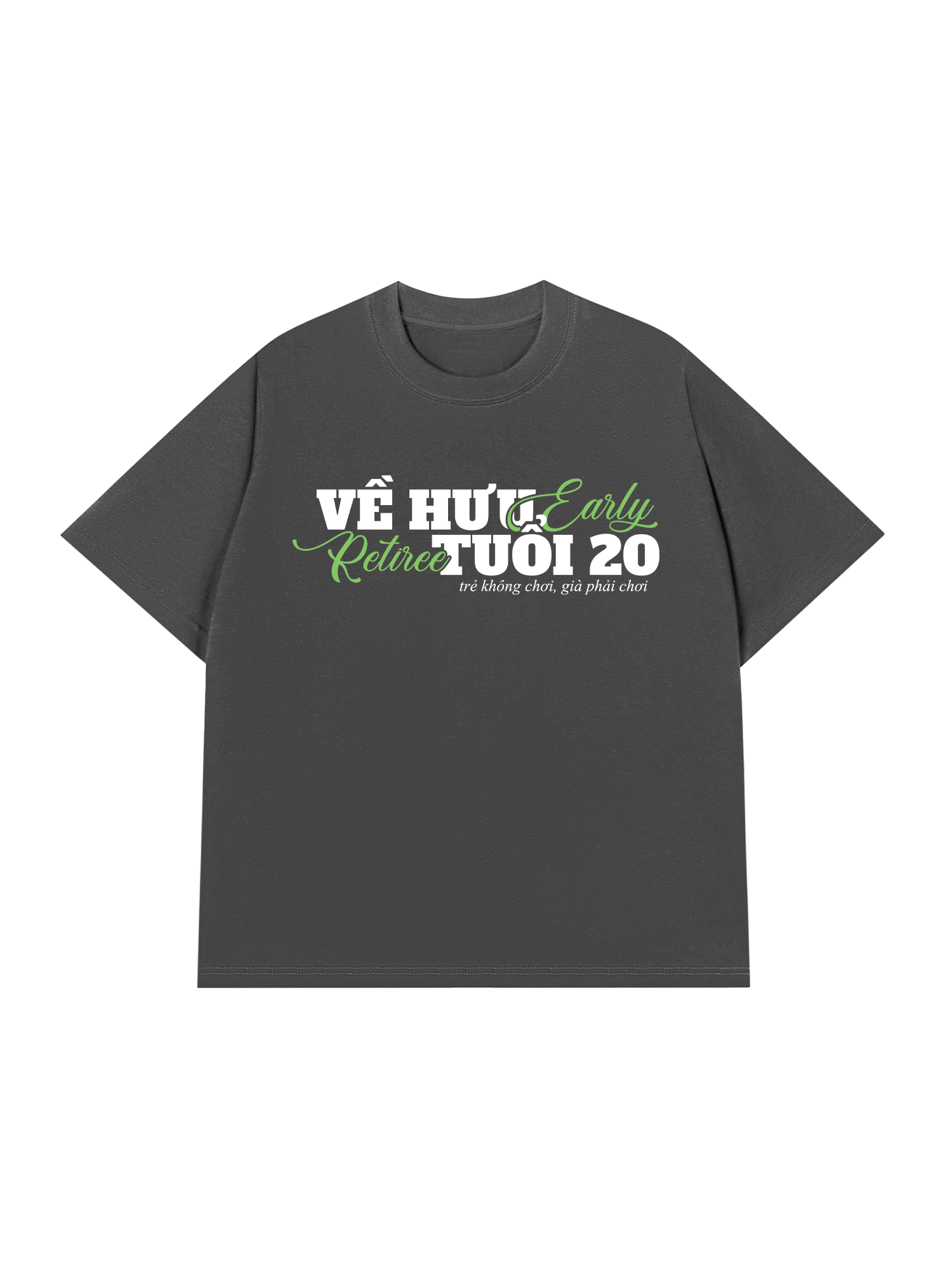 Áo Thun Relaxed Fit Về Hưu Tuổi 20