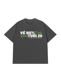 Áo Thun Relaxed Fit Về Hưu Tuổi 20