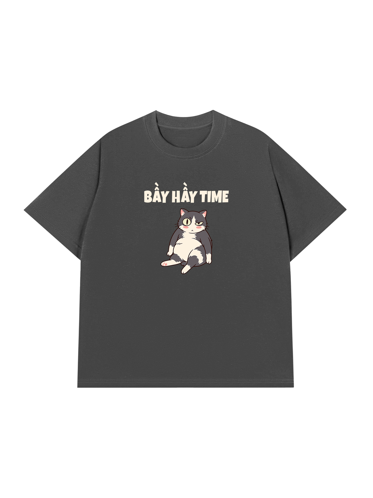 Áo Thun Relaxed Fit Bầy Hầy Time