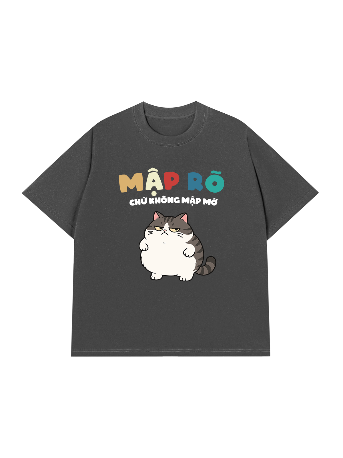 Áo Thun Relaxed Fit Mập Rõ