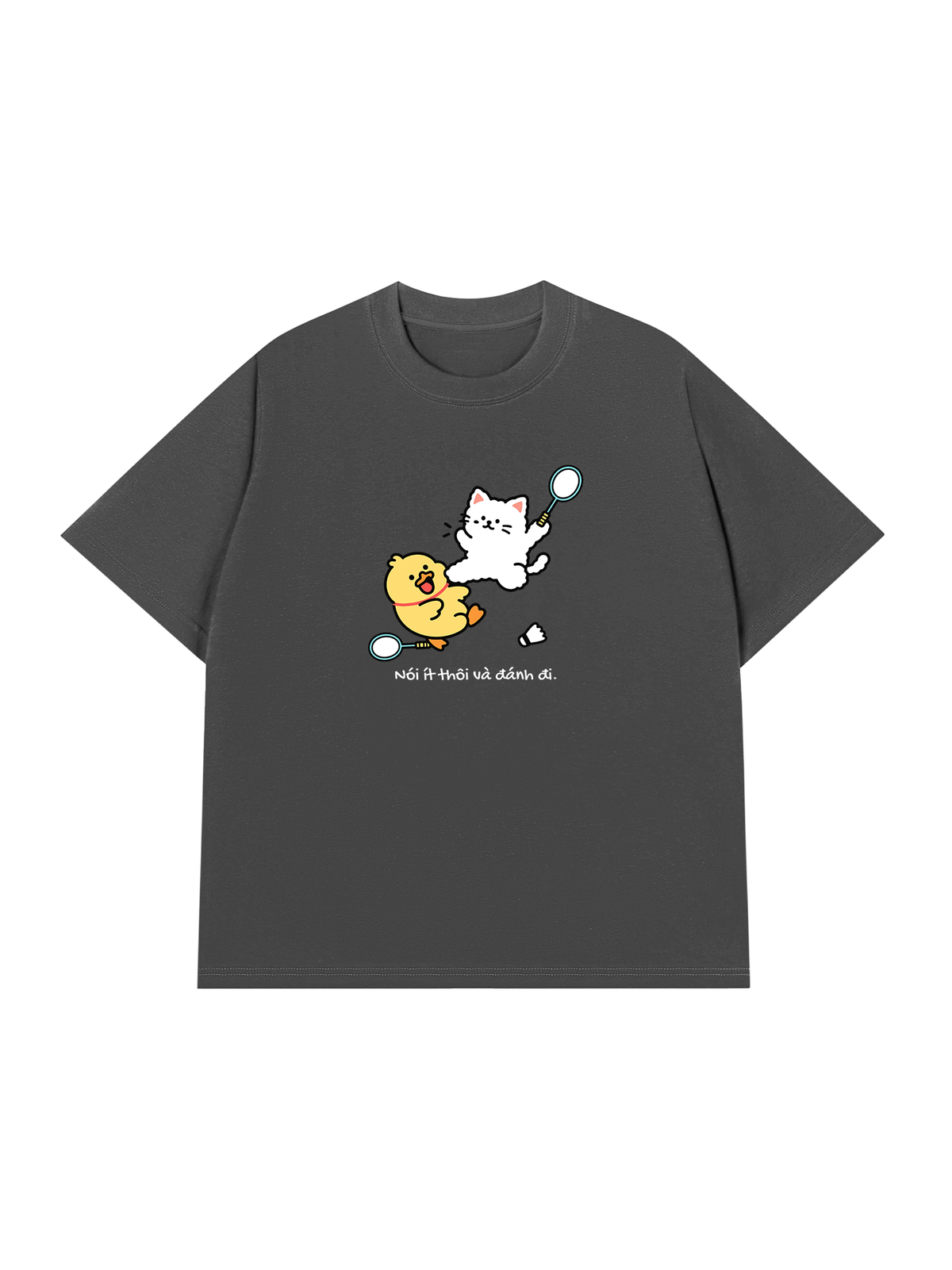 Áo Thun Relaxed Fit Nói Ít Đánh Đi