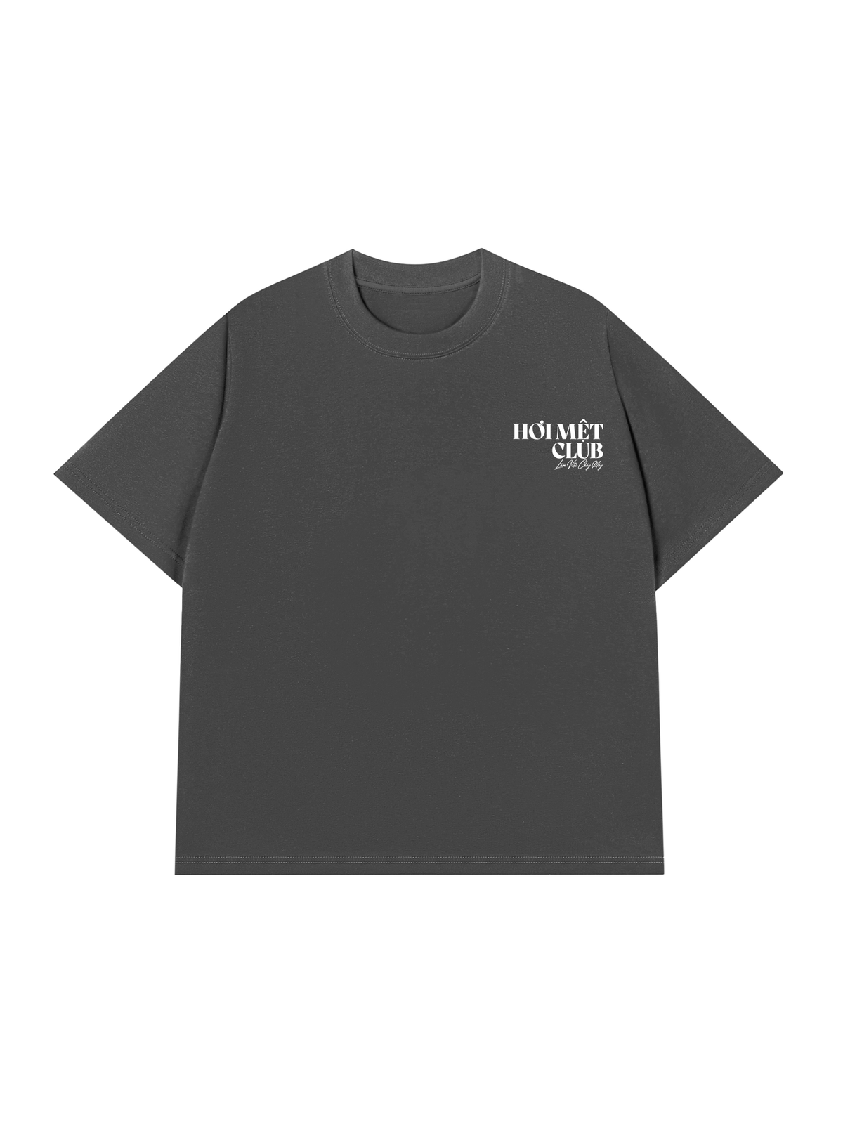 Áo Thun Relaxed Fit Làm Việc Cháy Máy